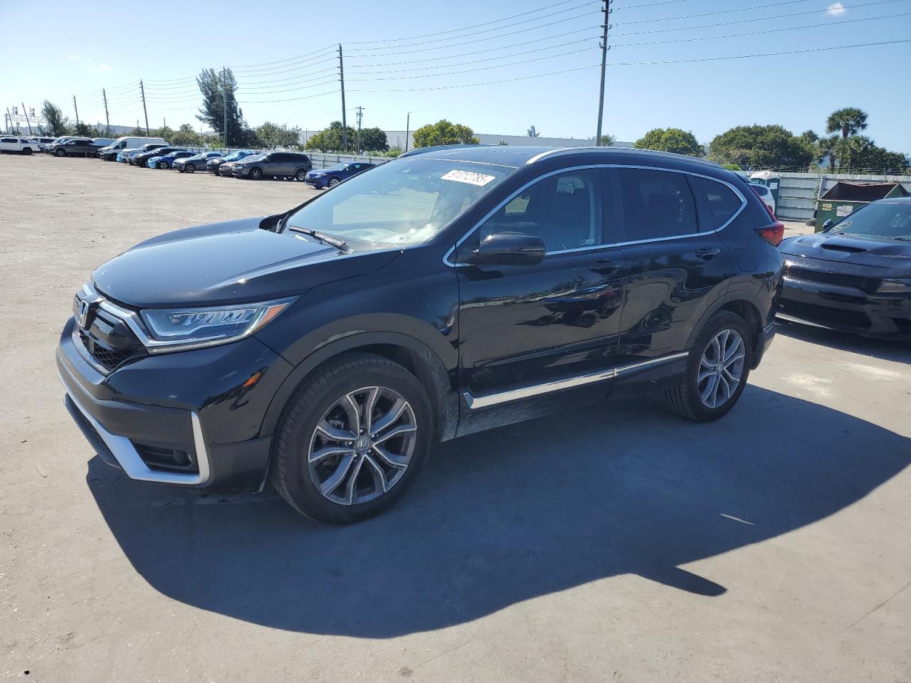 2021 Honda Cr-V Touring black  gas 2HKRW2H93MH631869 photo #1