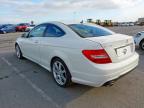 2011 MERCEDES-BENZ C CLASS C220 CDI BLUEEFF AMG SPORT EDITION 125 2DR AUTO for sale at Copart CHESTER
