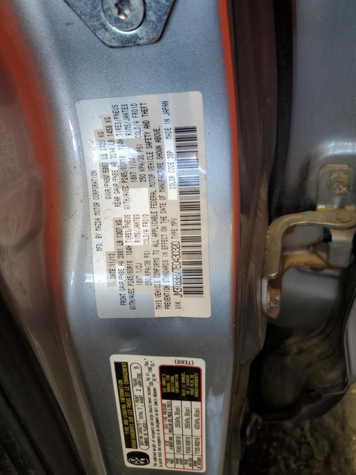 2014 Mazda Cx-9 Sport VIN: JM3TB3BV7E0430320 Lot: 89490625