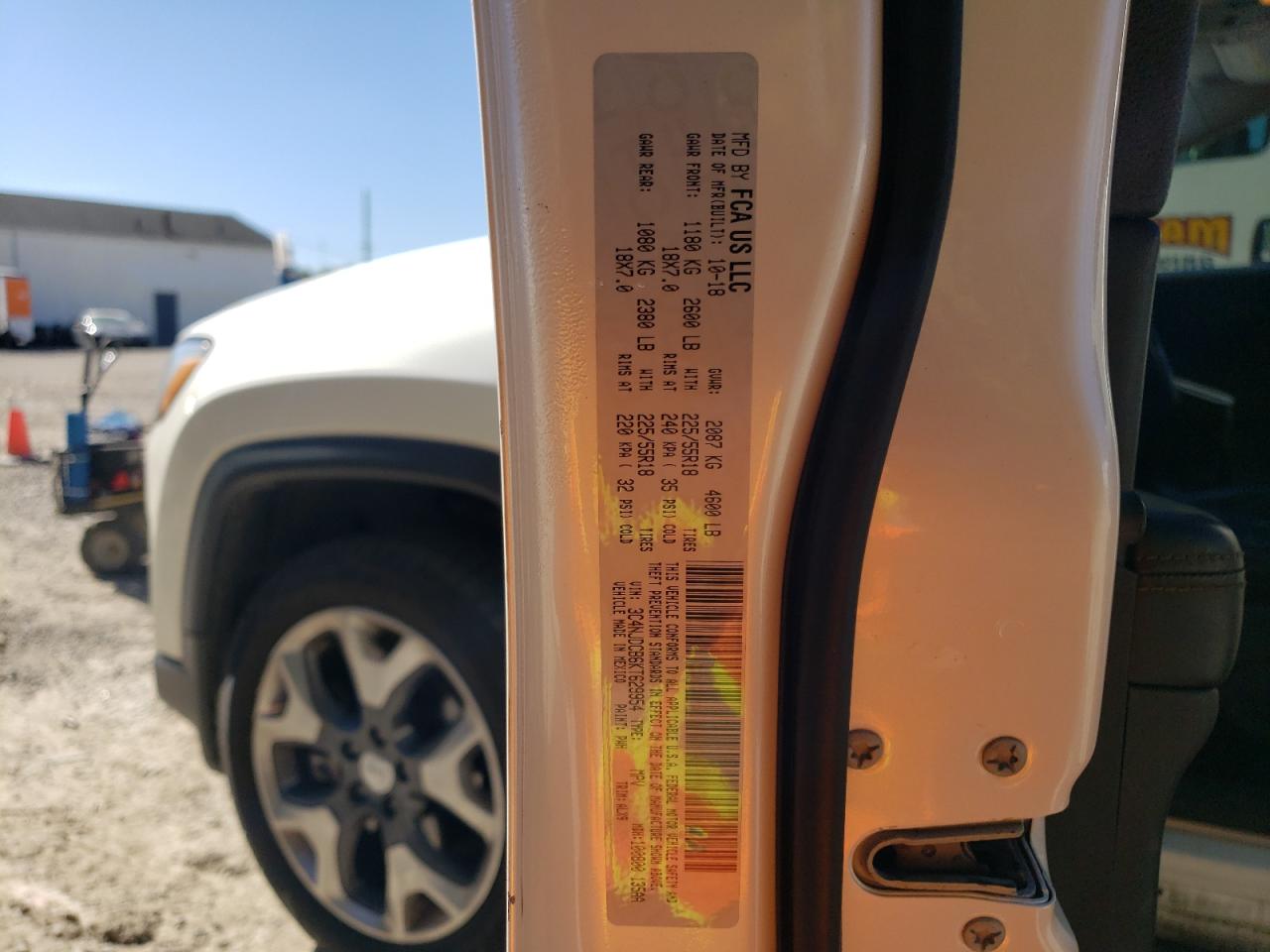 2019 Jeep Compass Limited VIN: 3C4NJDCB6KT629954 Lot: 82418815