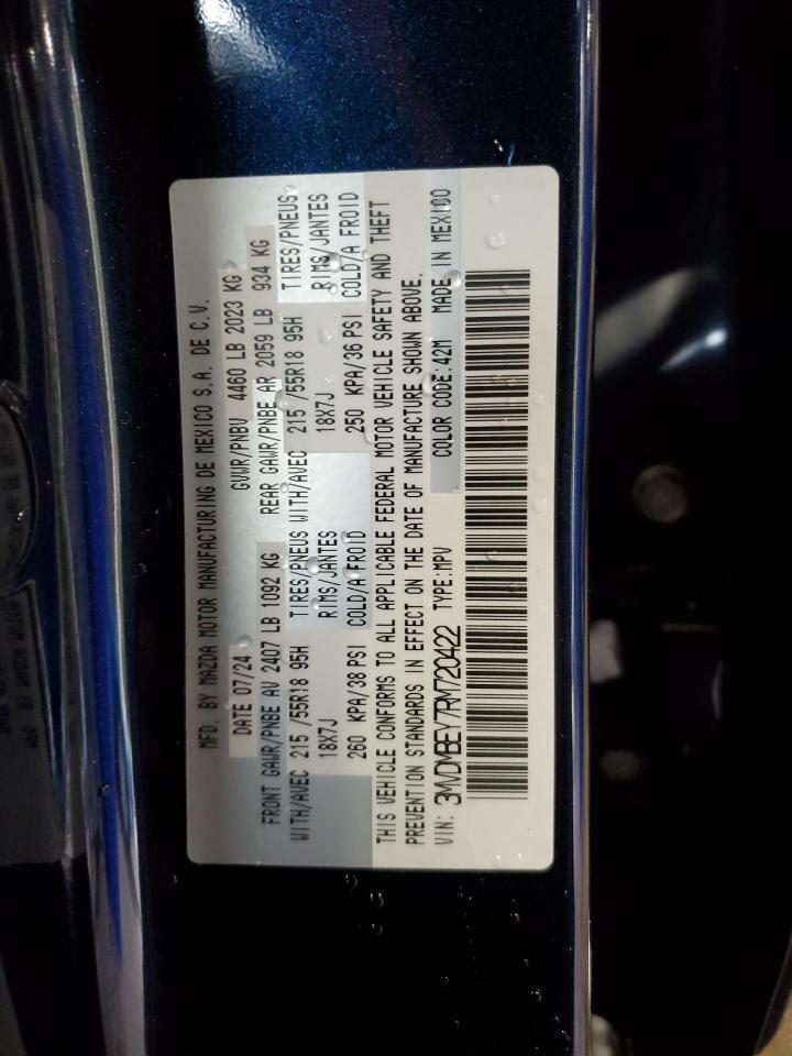 2024 Mazda Cx-30 Premium Plus VIN: 3MVDMBEY7RM720422 Lot: 89853525