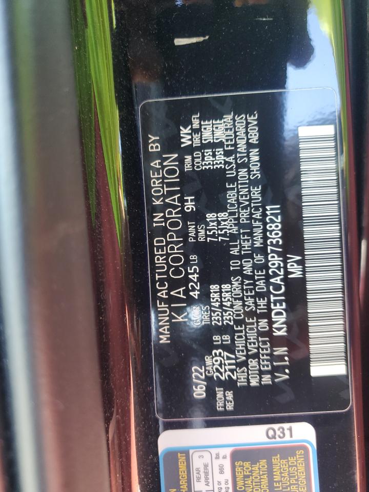 2023 Kia Seltos Sx VIN: KNDETCA29P7368211 Lot: 86137585