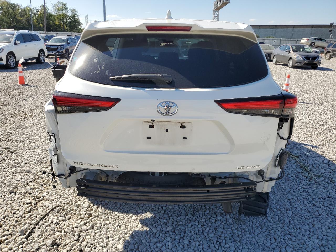 2021 Toyota Highlander L VIN: 5TDBZRBH6MS532958 Lot: 81881405