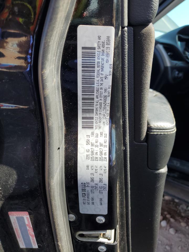 2017 Jeep Cherokee Latitude VIN: 1C4PJLCB6HW540696 Lot: 85782465