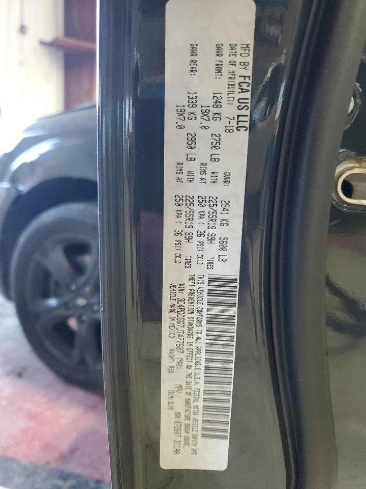 2018 Dodge Journey Crossroad VIN: 3C4PDDGG7JT477607 Lot: 90118725