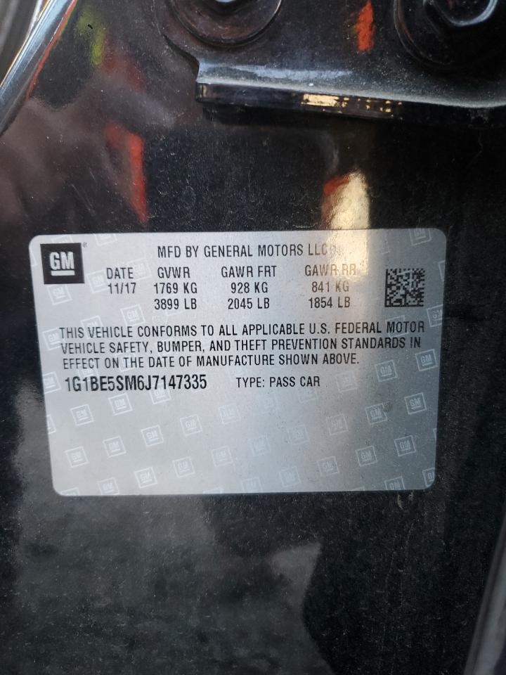 2018 Chevrolet Cruze Lt VIN: 1G1BE5SM6J7147335 Lot: 87455365