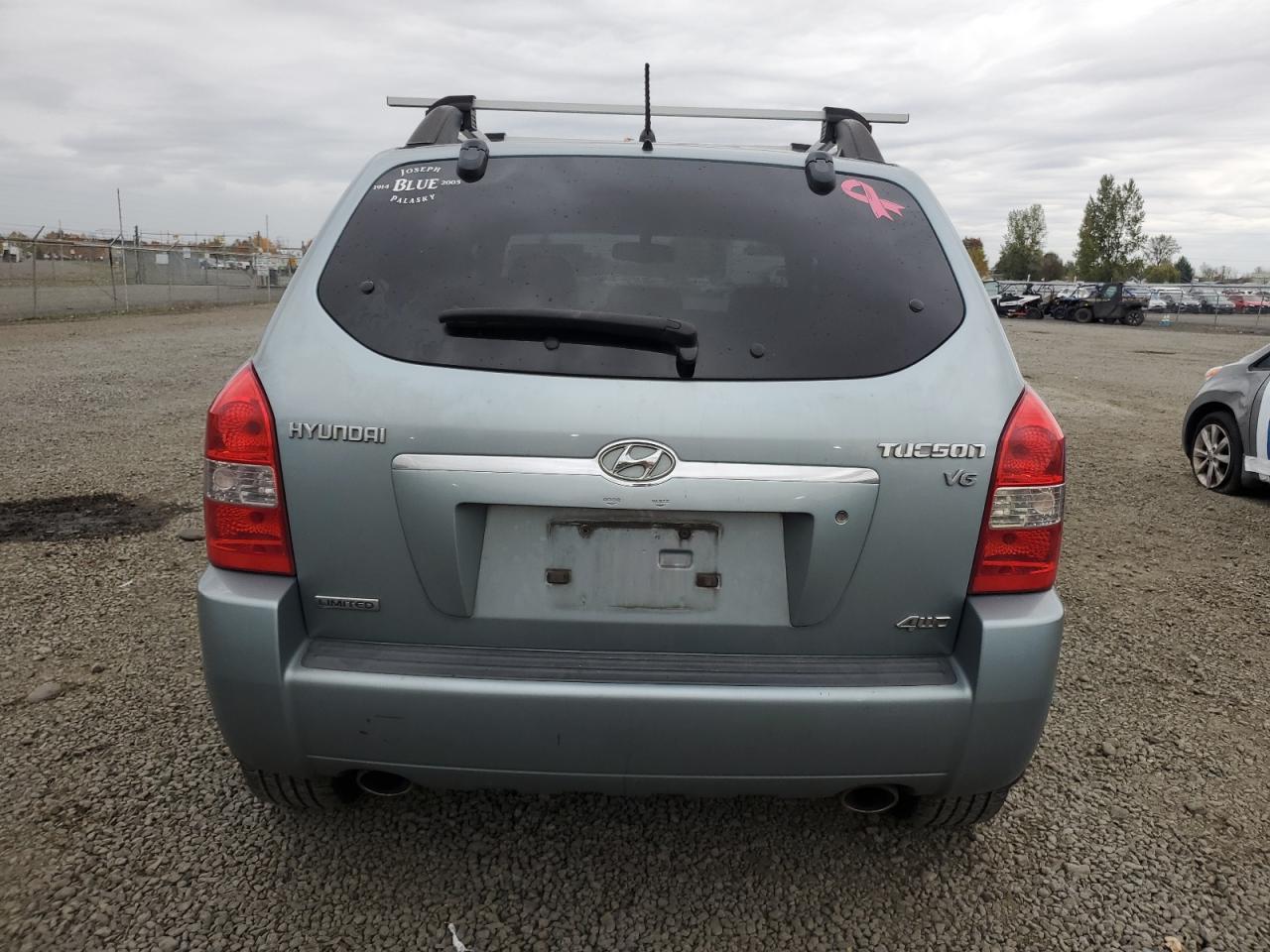 2007 Hyundai Tucson Se VIN: KM8JN72D17U672291 Lot: 89562295