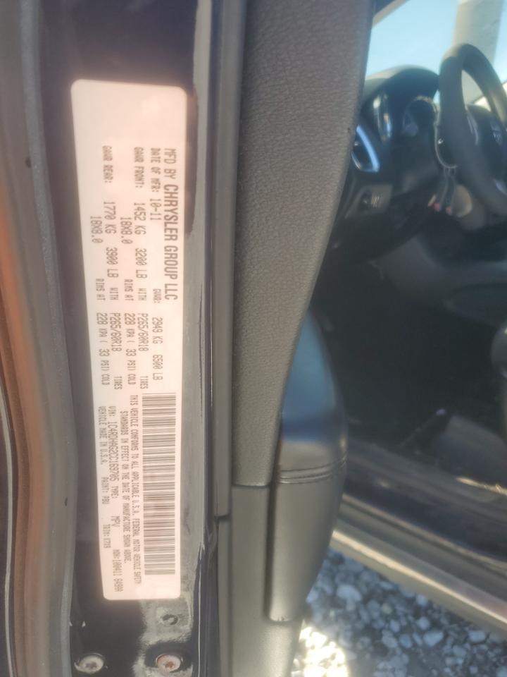 2012 Dodge Durango Sxt VIN: 1C4RDHAG2CC169705 Lot: 89469505