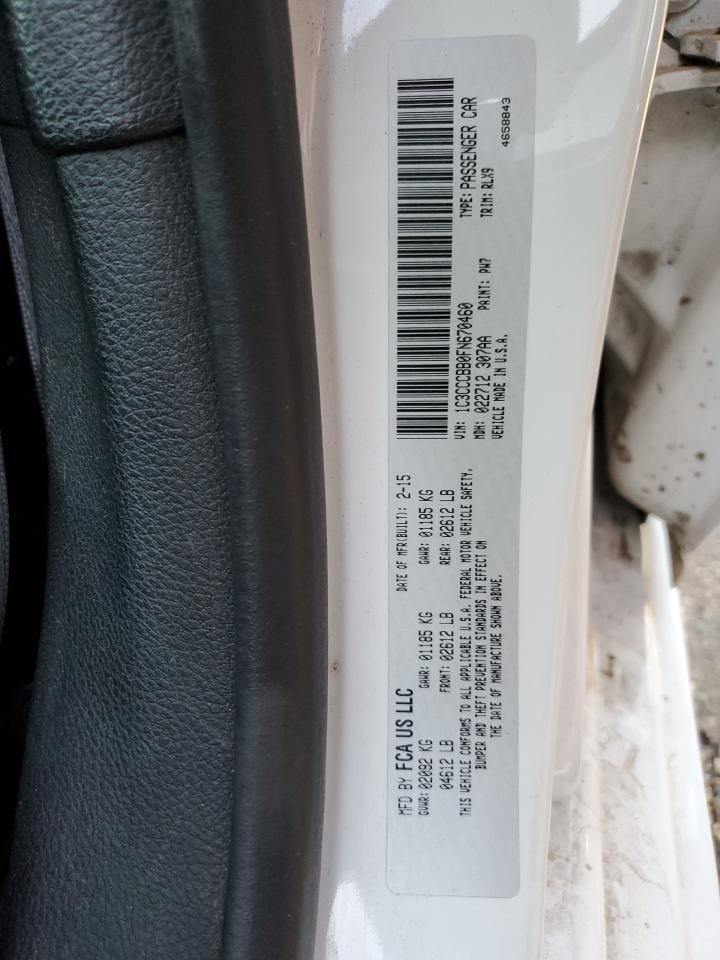 2015 Chrysler 200 S VIN: 1C3CCCBB0FN670460 Lot: 84930005