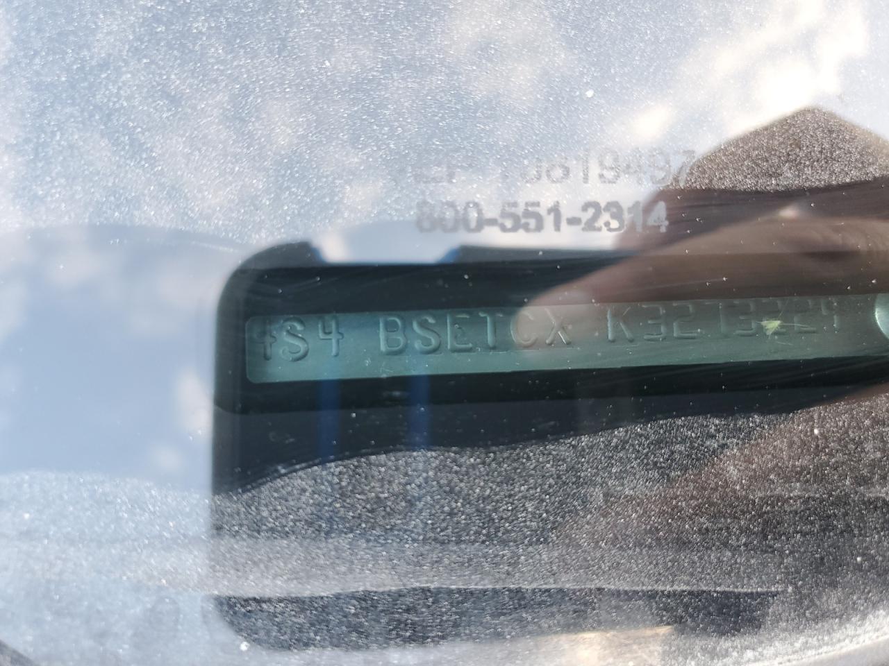 2019 Subaru Outback Touring VIN: 4S4BSETCXK3273224 Lot: 86209515