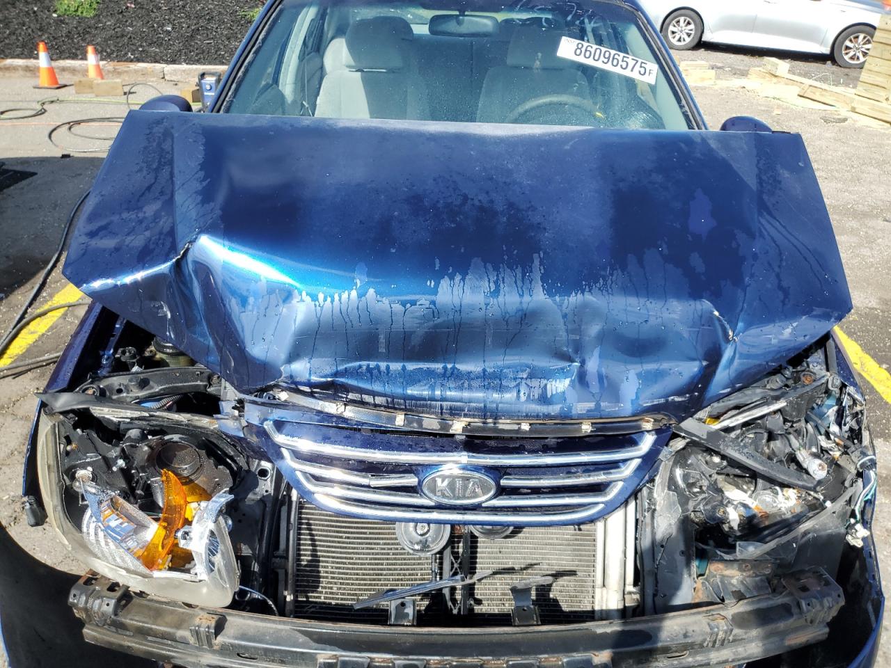 2007 Kia Spectra Ex VIN: KNAFE122X75416874 Lot: 86096575