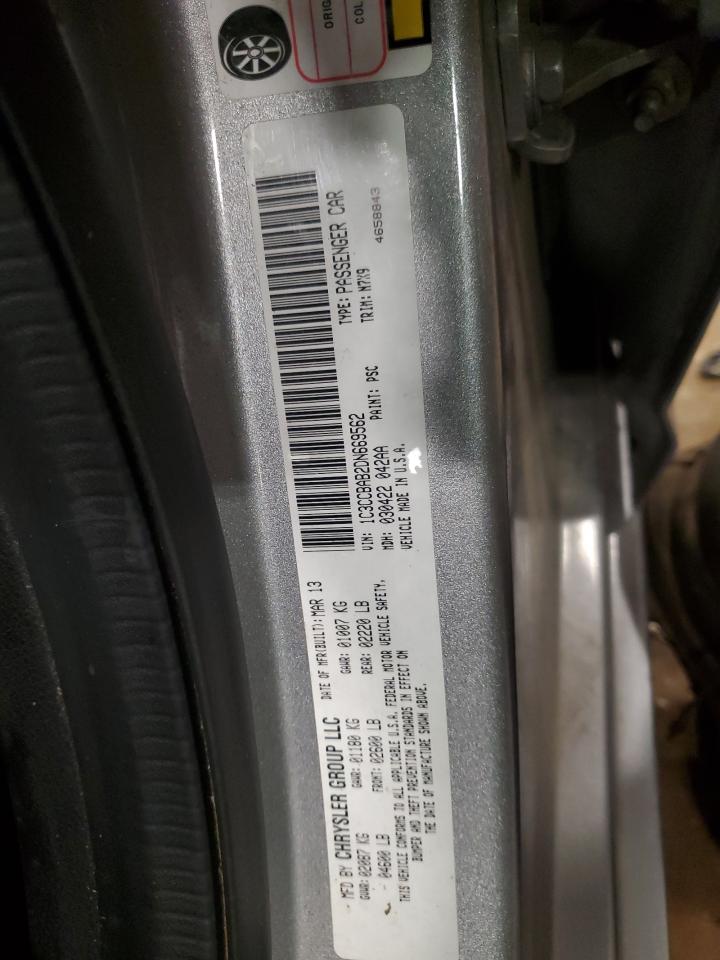 2013 Chrysler 200 Lx VIN: 1C3CCBAB2DN669562 Lot: 86167925