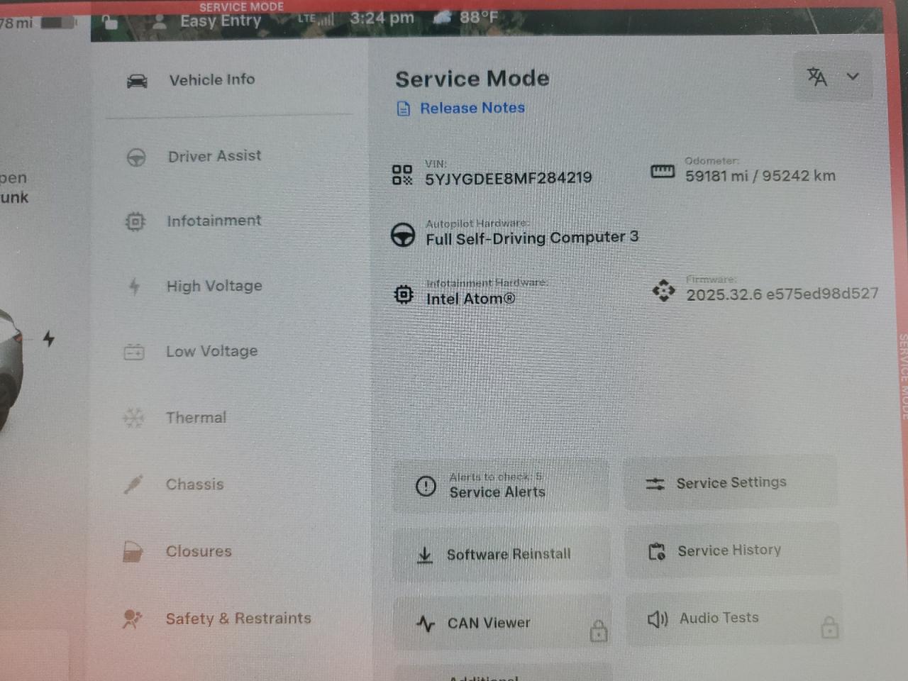 2021 Tesla Model Y VIN: 5YJYGDEE8MF284219 Lot: 85148495