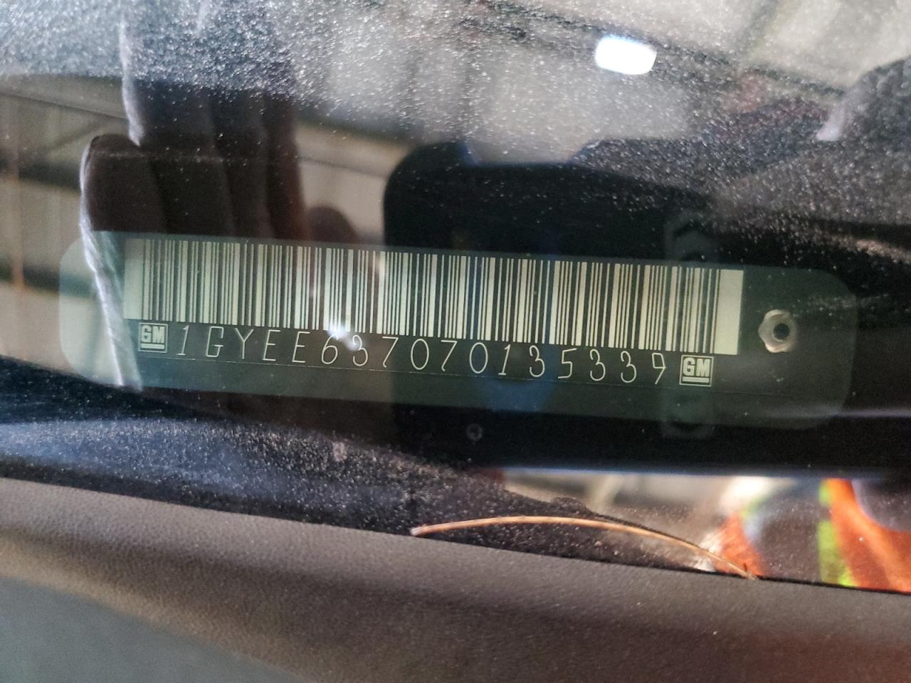 2007 Cadillac Srx VIN: 1GYEE637070135339 Lot: 85549445