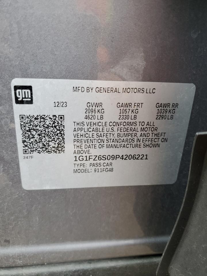 2023 Chevrolet Bolt Euv Premier VIN: 1G1FZ6S09P4206221 Lot: 86479045