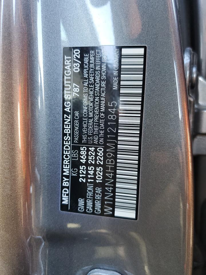 2021 Mercedes-Benz Gla 250 4Matic VIN: W1N4N4HB9MJ121845 Lot: 86846145