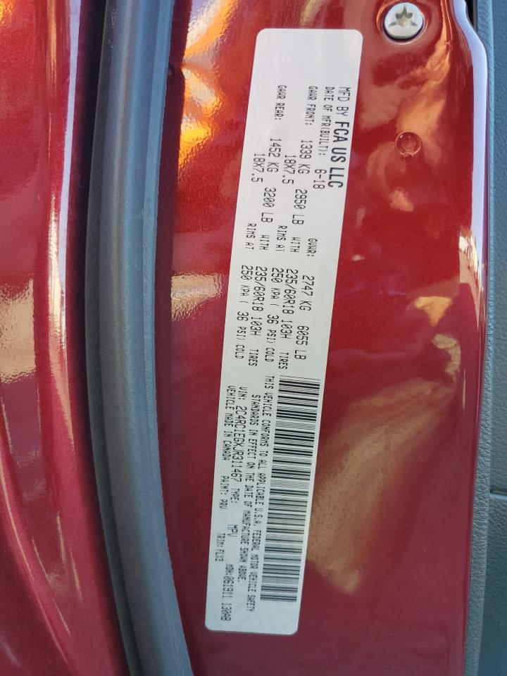 2018 Chrysler Pacifica Touring L Plus VIN: 2C4RC1EGXJR311467 Lot: 82251615