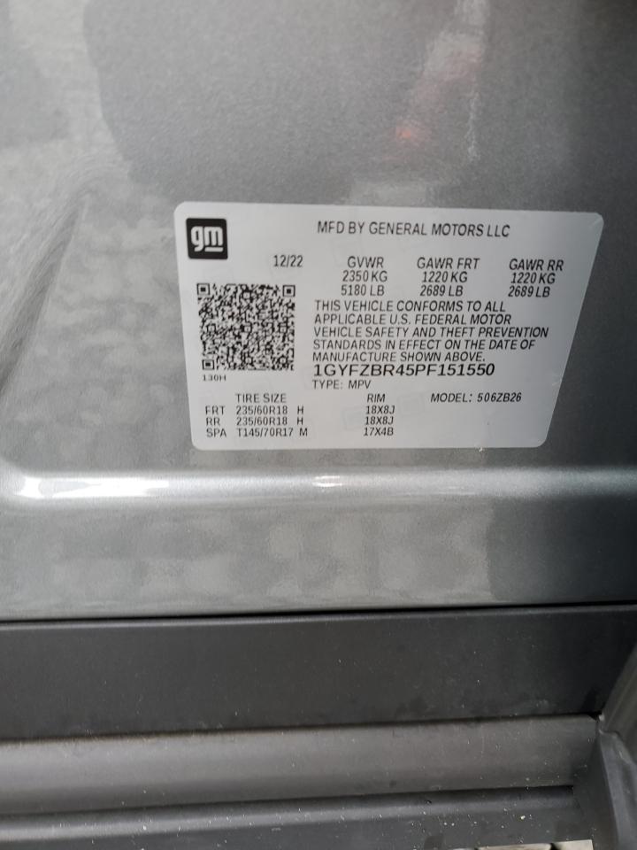 2023 Cadillac Xt4 Luxury VIN: 1GYFZBR45PF151550 Lot: 82469115