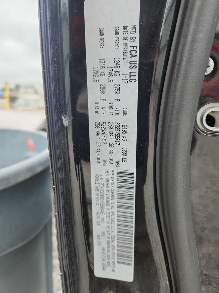 2017 Dodge Journey Sxt VIN: 3C4PDCBB2HT590445 Lot: 90240035