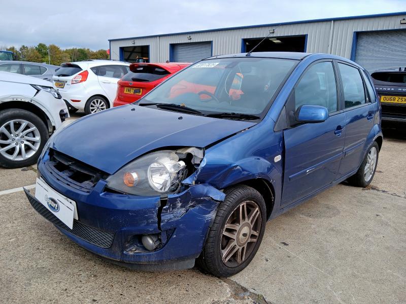 2008 FORD FIESTA 1.6 GHIA 5DR AUTO for sale at Copart NEWBURY