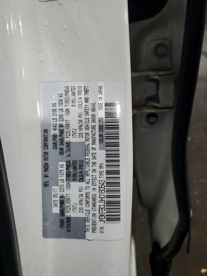 2017 Mazda Cx-5 Touring VIN: JM3KFBCL8H0160543 Lot: 87082225