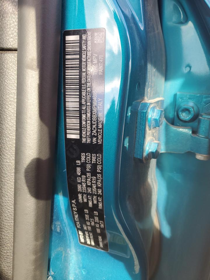 2021 Jeep Renegade Latitude VIN: ZACNJDBBXMPM94695 Lot: 85776975