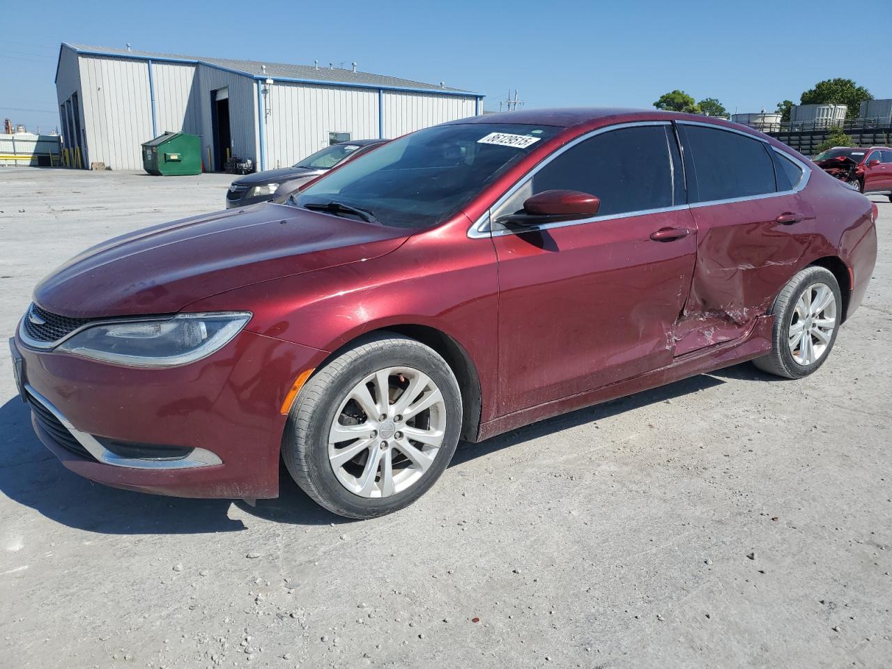 2015 Chrysler 200 Limited brown sedan gas 1C3CCCAB2FN716680 photo #1