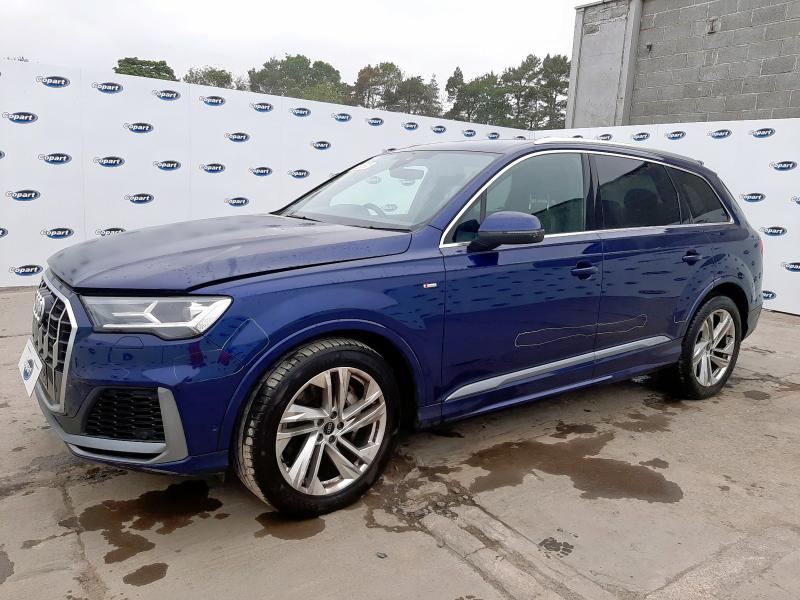 2022 AUDI Q7 55 TFSI QUATTRO S LINE 5DR TIPTRONIC for sale at Copart WOLVERHAMPTON