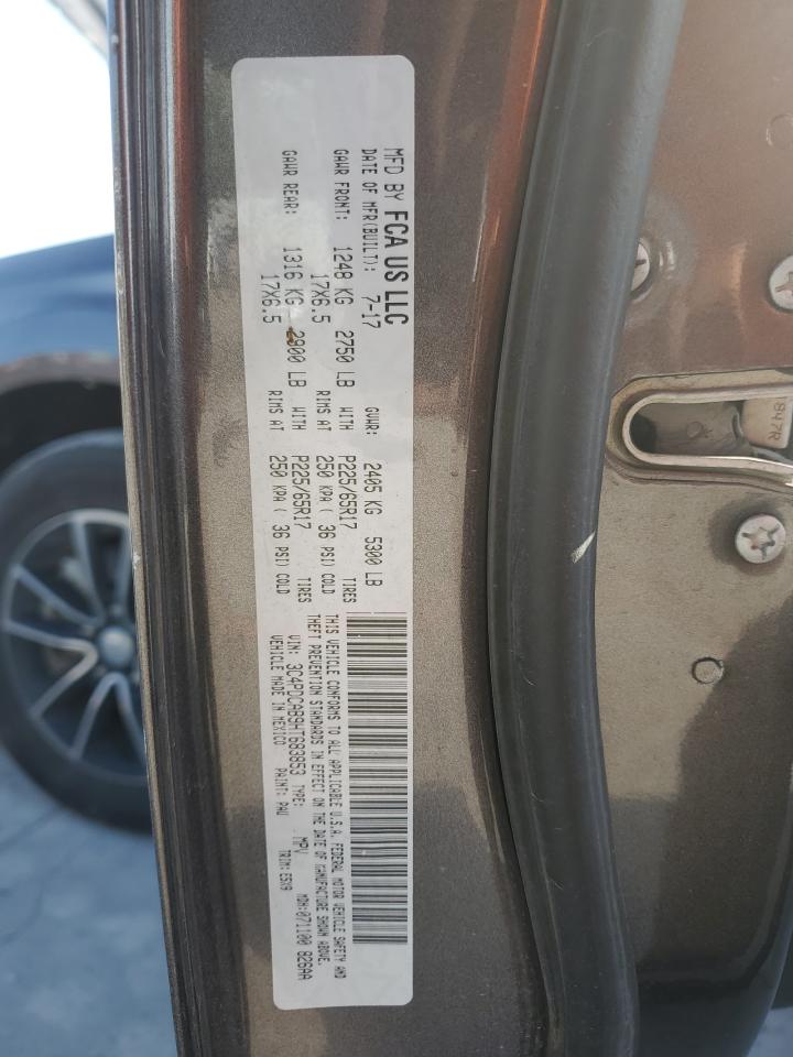 2017 Dodge Journey Se VIN: 3C4PDCAB9HT683853 Lot: 82657725