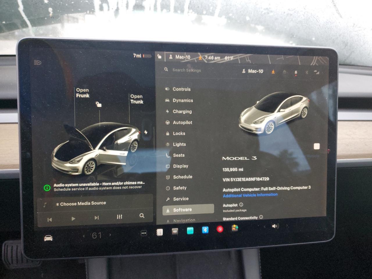 2022 Tesla Model 3 VIN: 5YJ3E1EA6NF184729 Lot: 84641905