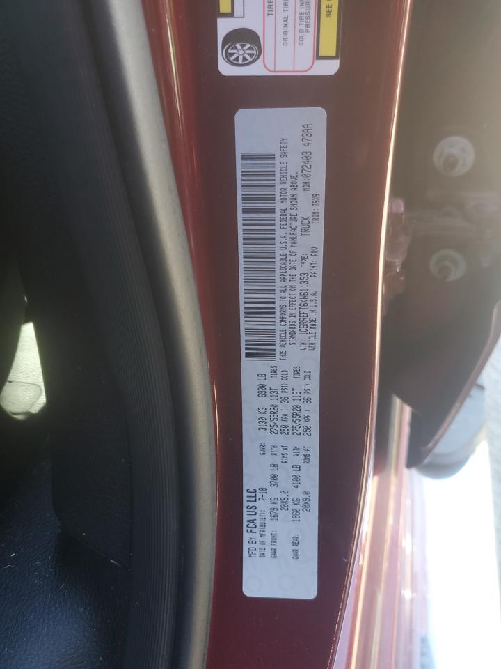 2019 Ram 1500 Big Horn/Lone Star VIN: 1C6RREFT6KN611353 Lot: 87288385