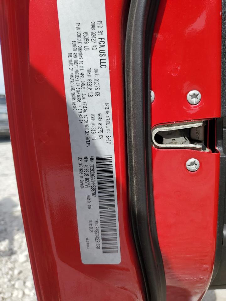 2017 Chrysler 300 S VIN: 2C3CCAGG3HH628787 Lot: 82001025