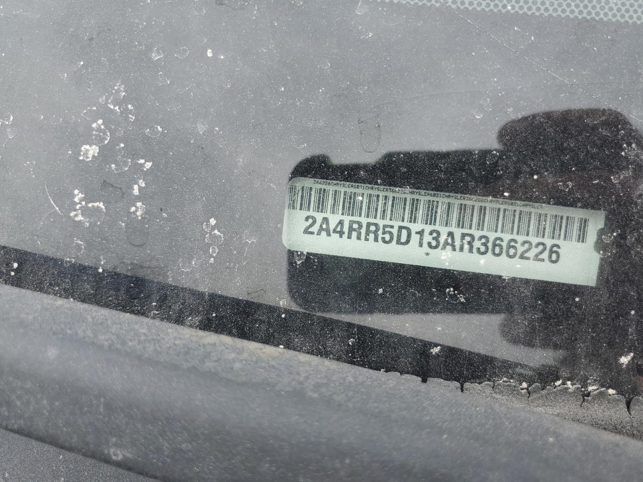 2010 Chrysler Town & Country Touring VIN: 2A4RR5D13AR366226 Lot: 85748495