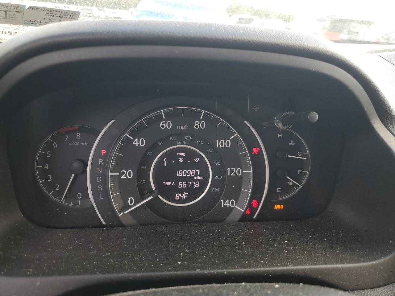 2016 Honda Cr-V Ex VIN: 2HKRM4H55GH612307 Lot: 85326985