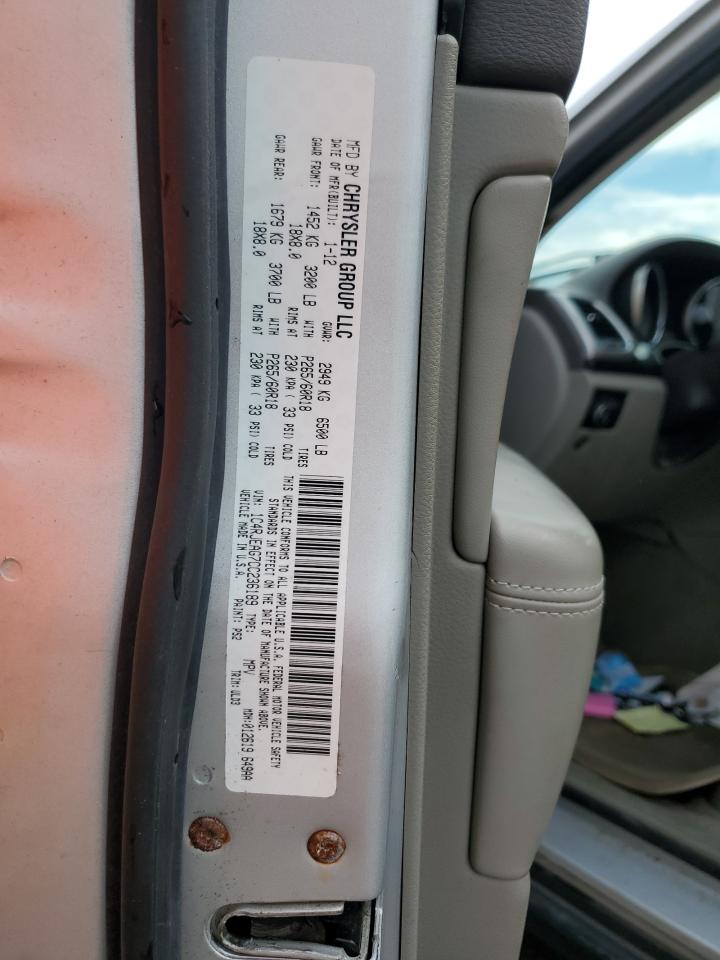 2012 Jeep Grand Cherokee Laredo VIN: 1C4RJEAG7CC236189 Lot: 85944985