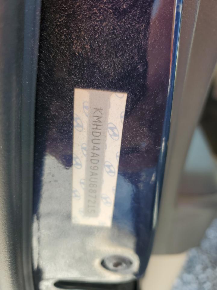 2010 Hyundai Elantra Blue VIN: KMHDU4AD9AU887215 Lot: 86125745