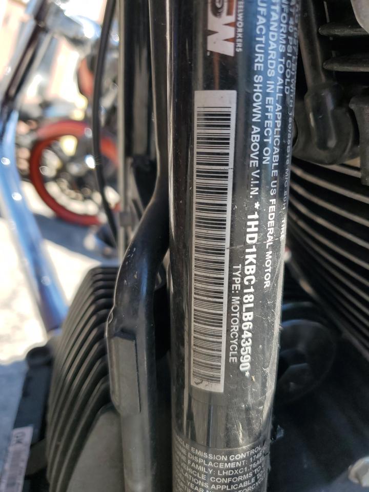 2020 Harley-Davidson Flhx VIN: 1HD1KBC18LB643590 Lot: 85783275