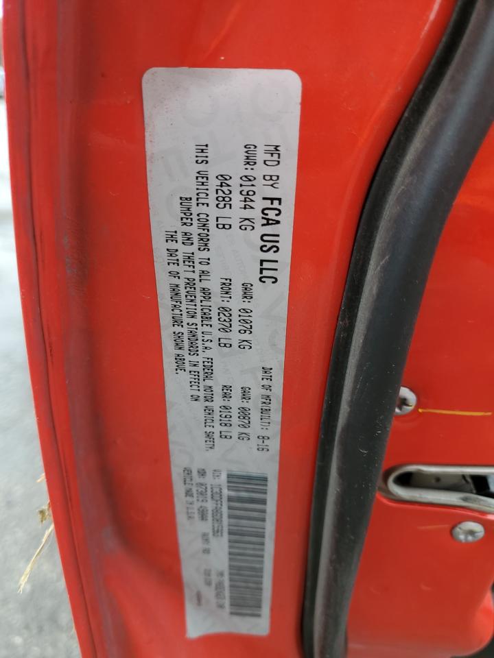 2016 Dodge Dart Sxt Sport VIN: 1C3CDFFA8GD815963 Lot: 85161685