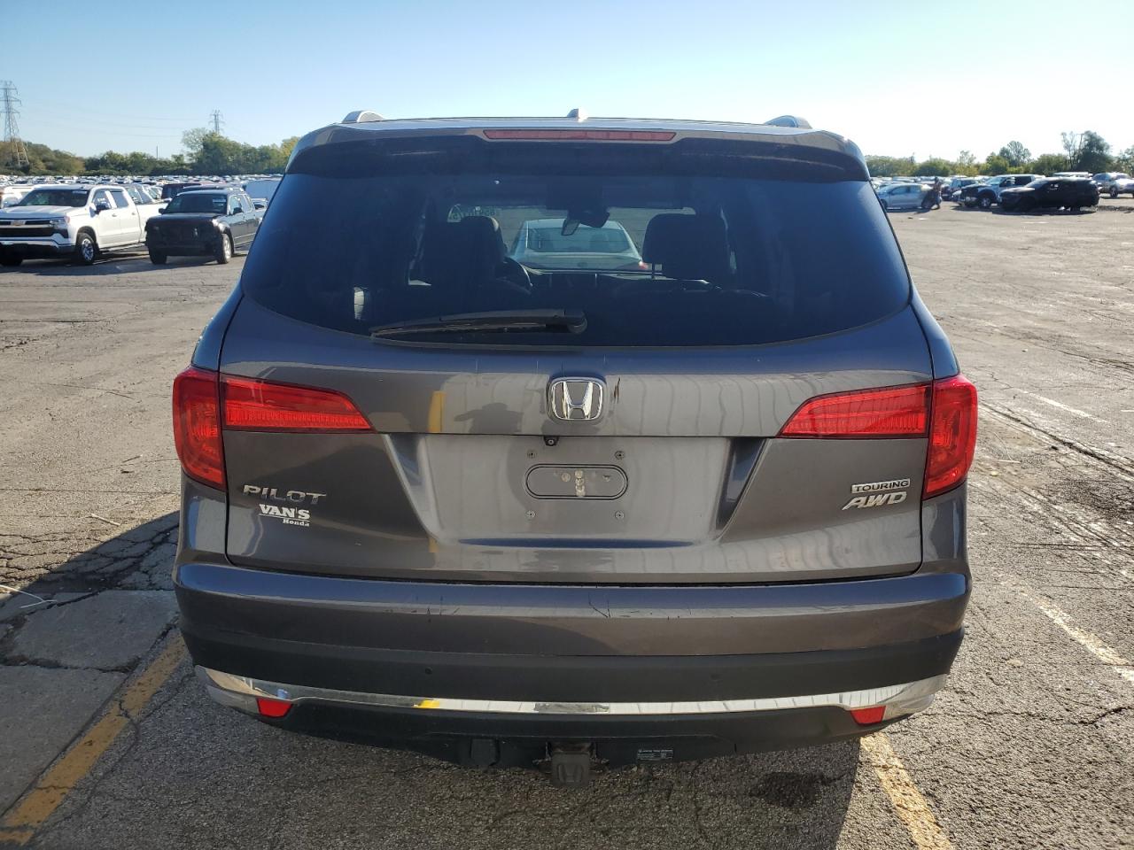 2017 Honda Pilot Touring VIN: 5FNYF6H96HB012321 Lot: 85910375