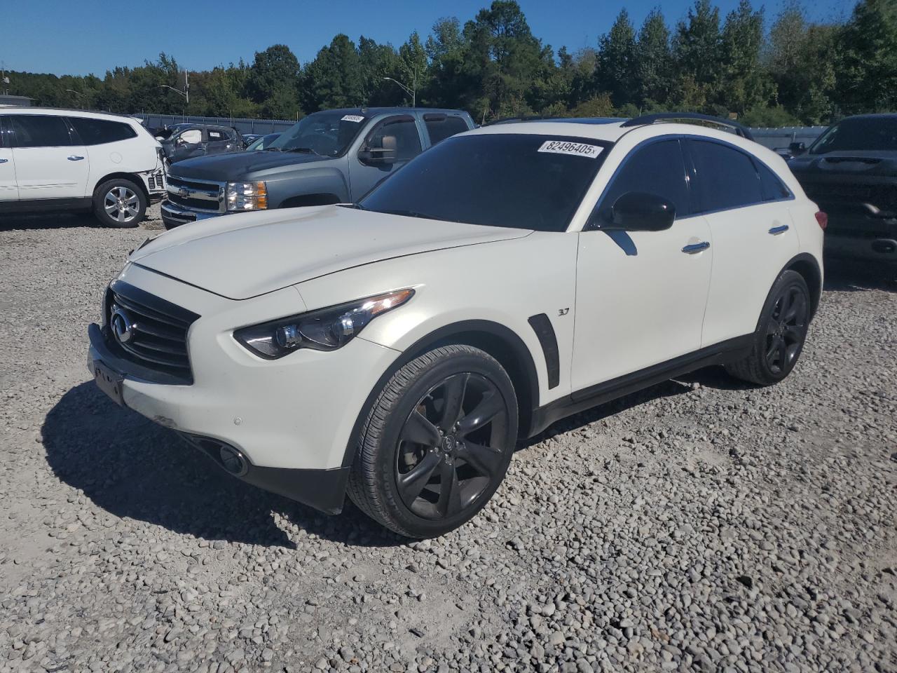 INFINITI QX70 2015. Lot# 82496405. VIN JN8CS1MU1FM381874. Photo 1