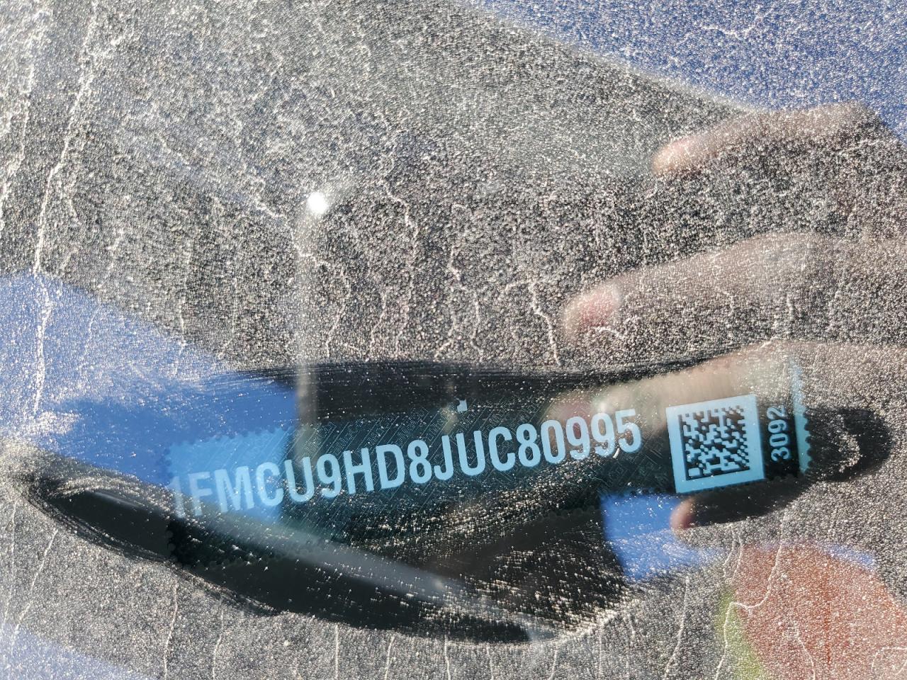 2018 Ford Escape Sel VIN: 1FMCU9HD8JUC80995 Lot: 90329695