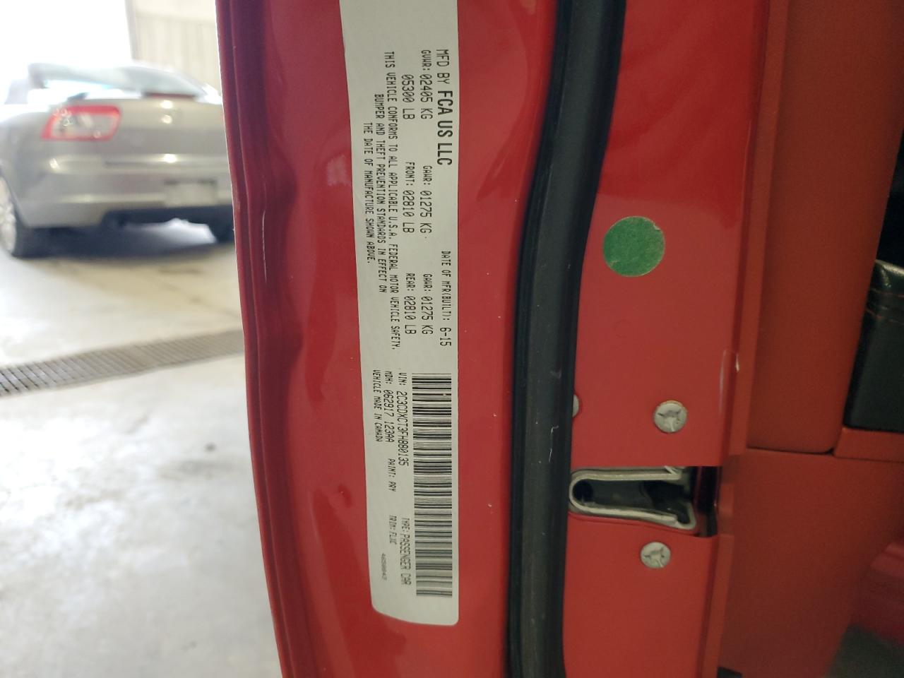 2015 Dodge Charger R/T VIN: 2C3CDXCT3FH880135 Lot: 87487975