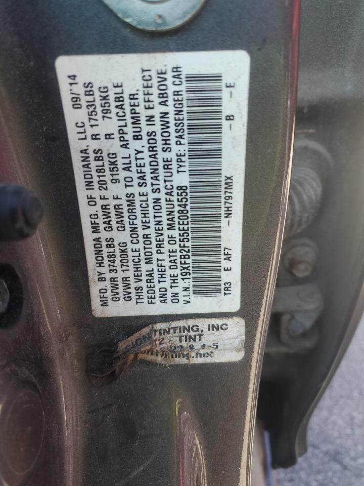 2014 Honda Civic Lx VIN: 19XFB2F55EE084558 Lot: 85089865