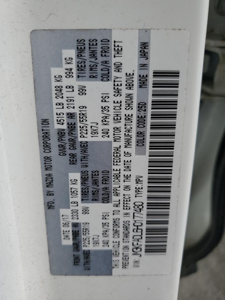 2017 Mazda Cx-5 Grand Touring VIN: JM3KFADL6H0177480 Lot: 84942995