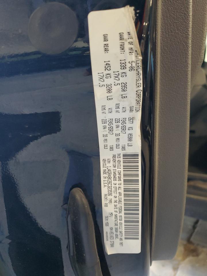 2006 Jeep Grand Cherokee Laredo VIN: 1J4GR48K26C323596 Lot: 85546645