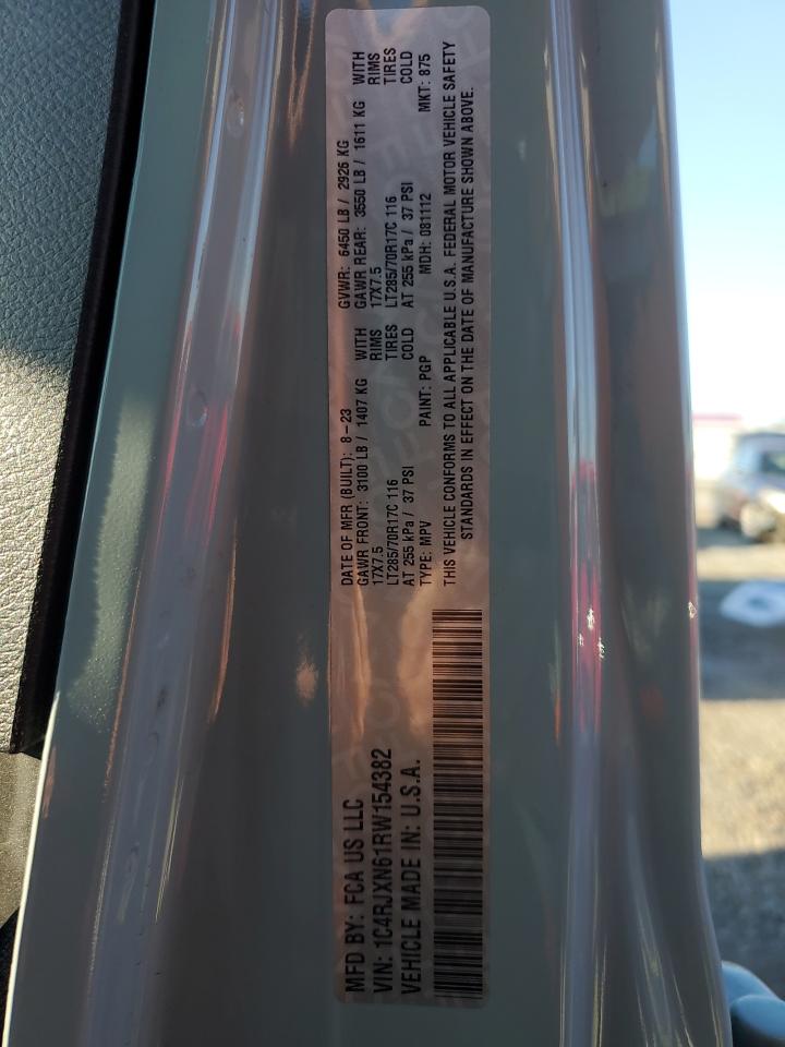 2024 Jeep Wrangler 4Xe VIN: 1C4RJXN61RW154382 Lot: 85782525