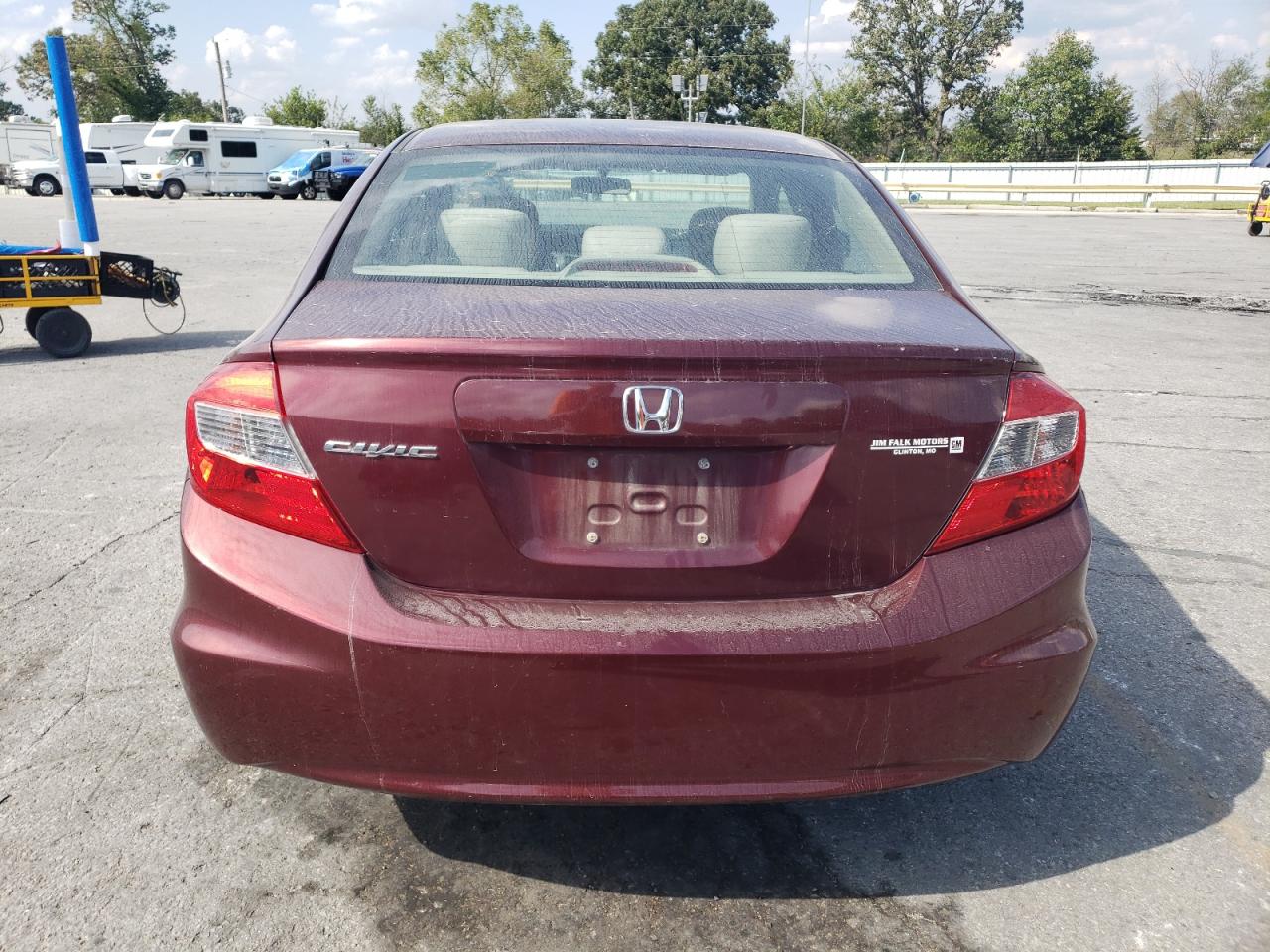 2012 Honda Civic Lx VIN: 2HGFB2F52CH596409 Lot: 84983615