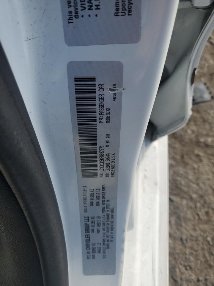 2015 Chrysler 200 C VIN: 1C3CCCCB6FN607071 Lot: 82223575