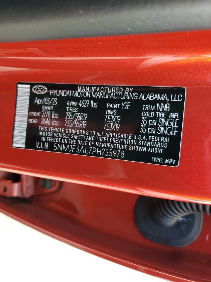 2023 Hyundai Tucson Sel VIN: 5NMJF3AE7PH255978 Lot: 82263795