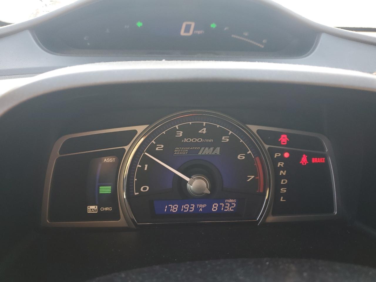 2007 Honda Civic Hybrid VIN: JHMFA36217S031109 Lot: 82213155